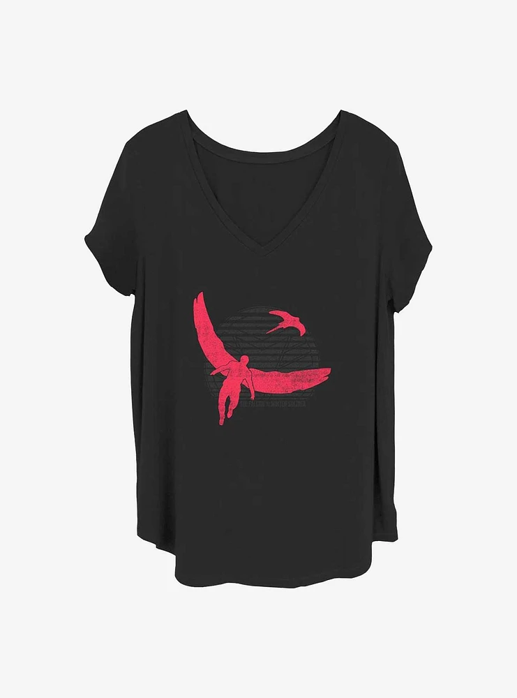 Marvel The Falcon And Winter Soldier Redwing Girls Plus T-Shirt