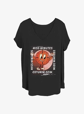 Marvel Loki Glitch Miss Minutes Girls T-Shirt Plus