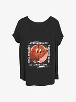 Marvel Loki Glitch Miss Minutes Girls T-Shirt Plus