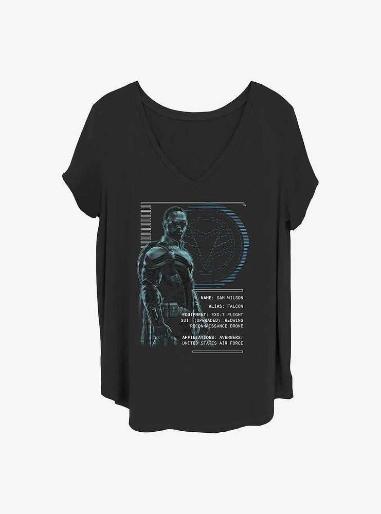 Marvel The Falcon And Winter Soldier Wings Girls Plus T-Shirt