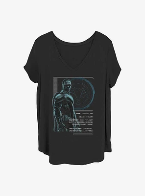 Marvel The Falcon And Winter Soldier Wings Girls Plus T-Shirt