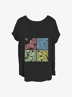 Disney Mickey Mouse Fab Four Girls T-Shirt Plus