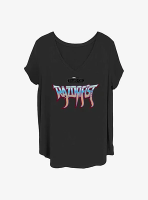 Marvel Shang-Chi and the Legend of Ten Rings Razorfist Logo Girls T-Shirt Plus