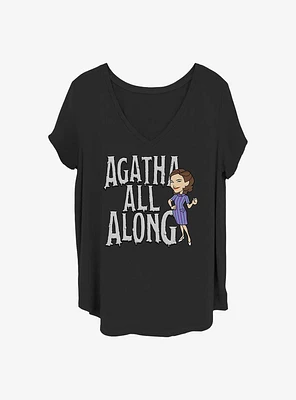 Marvel WandaVision Agatha Girls T-Shirt Plus