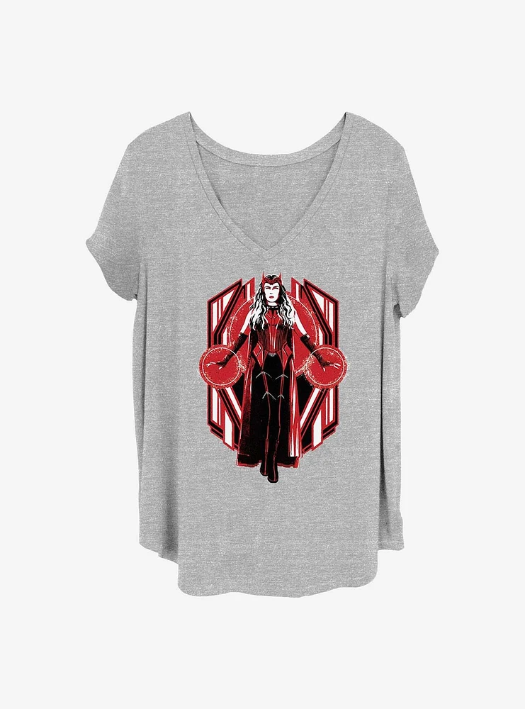 Marvel WandaVision Scarlet Witch Girls T-Shirt Plus Size