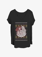 Disney Princesses Princess Holiday Girls T-Shirt Plus