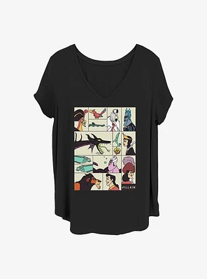 Disney Villains Villianous Girls T-Shirt Plus