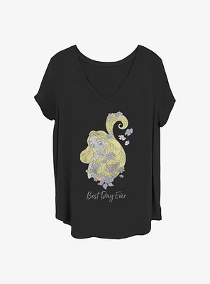 Disney Tangled Rapunzel Best Day Ever Girls T-Shirt Plus