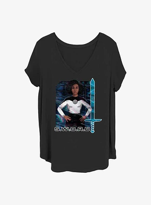 Marvel WandaVision Rambeau Glitch Girls T-Shirt Plus