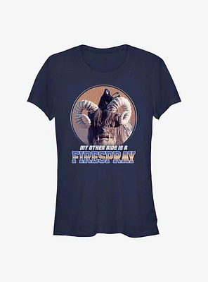 Star Wars The Book of Boba Fett Firespray Bantha Girls T-Shirt