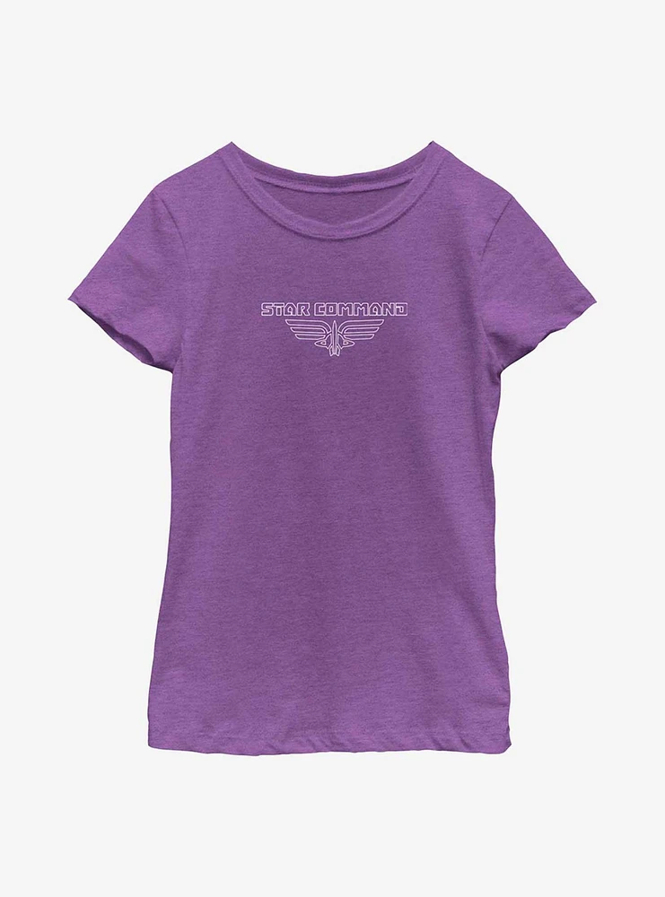Disney Pixar Lightyear Star Outline Youth Girls T-Shirt