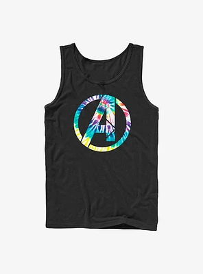 Marvel Avengers Tie-Dye Logo Tank