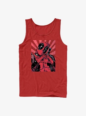 Marvel Deadpool Hand Heart Tank