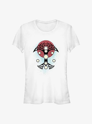 Marvel Thor: Love and Thunder Blue Splatter Cosplay Girls T-Shirt