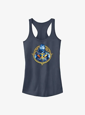 Marvel Thor: Love and Thunder Thor Circle Badge Girls Tank