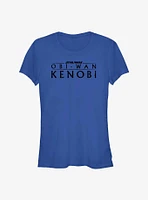 Star Wars Obi-Wan Kenobi Logo Girls T-Shirt