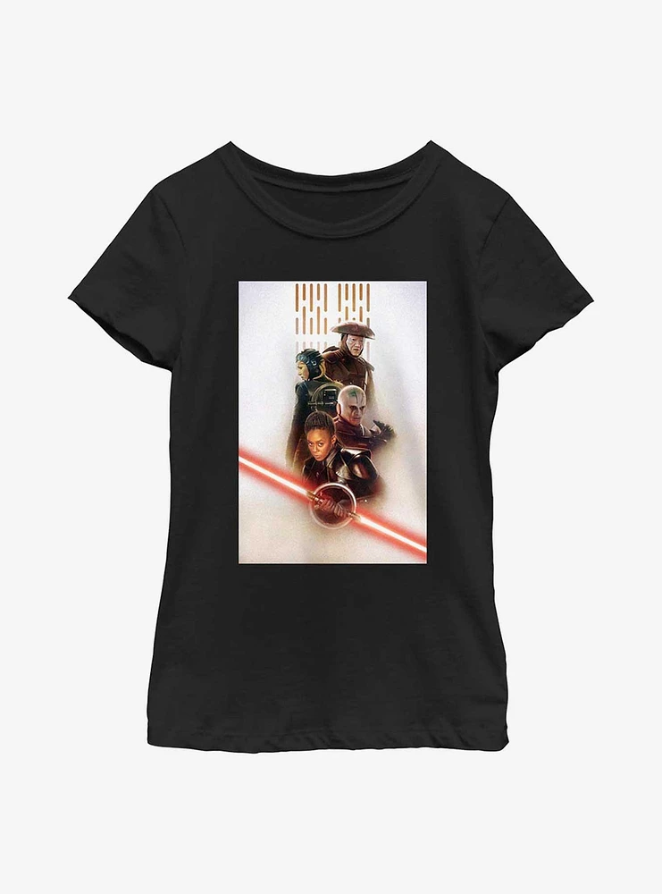 Star Wars Obi-Wan Kenobi Character Poster Youth Girls T-Shirt