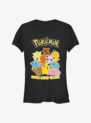 Pokemon Gotta Catch 'Em All Girls T-Shirt