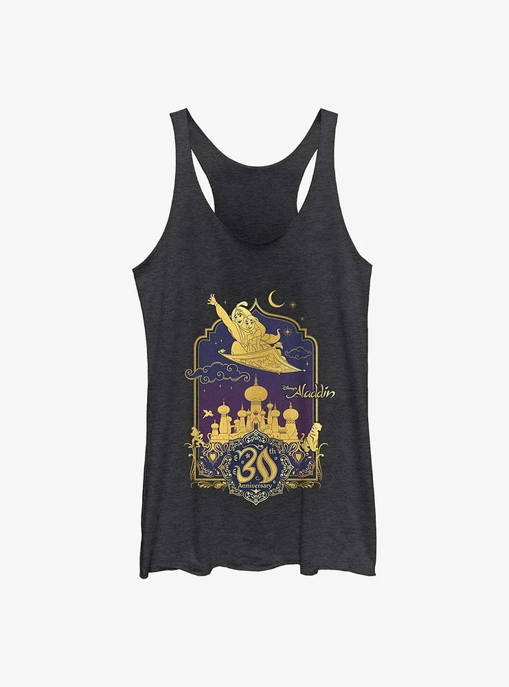 Disney Aladdin & Jasmine Flying 30th Anniversary Girls Tanks