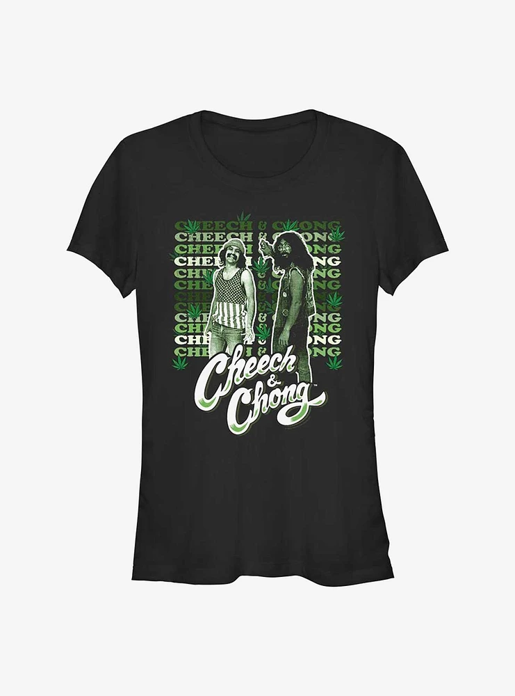 Cheech And Chong High Stack Girls T-Shirt