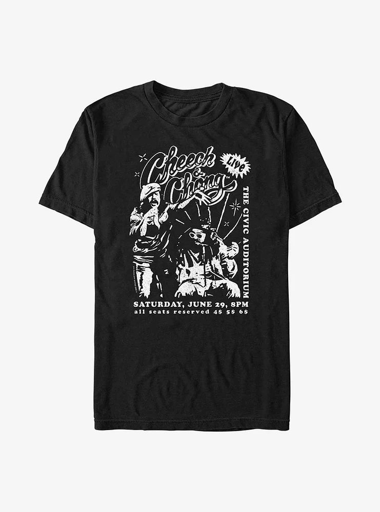 Cheech And Chong Live! T-Shirt