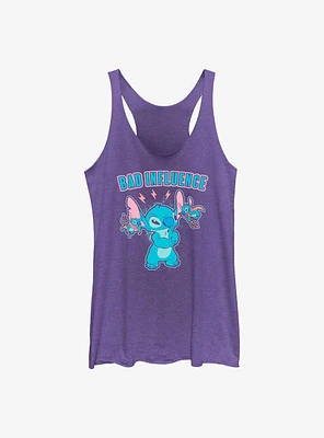 Disney Lilo & Stitch Bad Influence Girls Raw Edge Tank