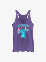 Disney Lilo & Stitch Bad Influence Girls Raw Edge Tank