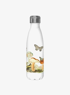 Vintage Mushrooms Stainless Steel Water Bottle