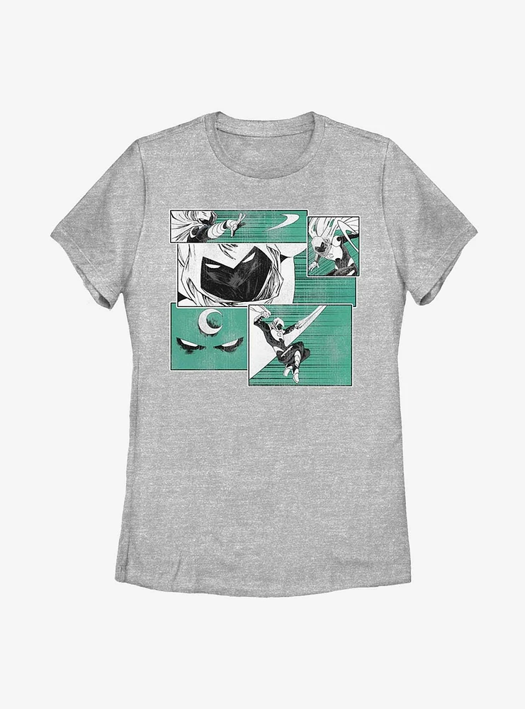 Marvel Moon Knight Panels Womens T-Shirt