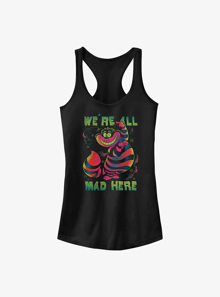 Disney Alice Wonderland Mad Cheshire Girls Tank