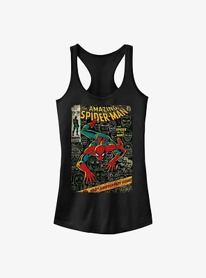 Marvel Spider-Man Spidey Comic Cover Girls Tank