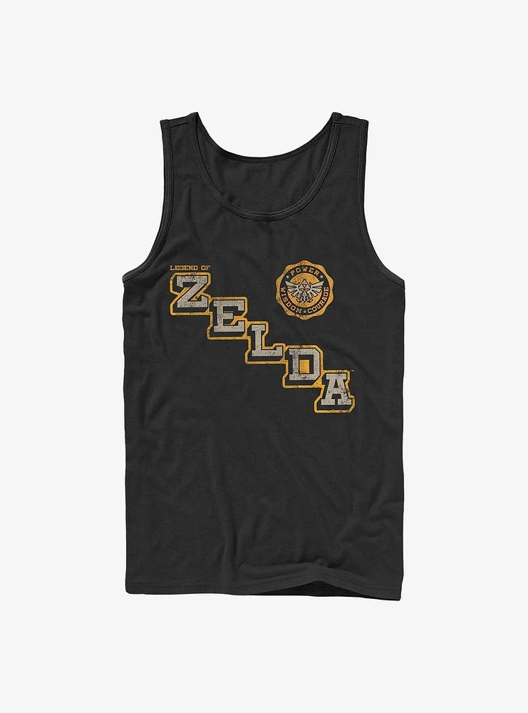 Nintendo Zelda Varsity Triforce Tank