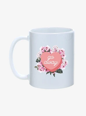Go Away Heart Candy Mug 11oz