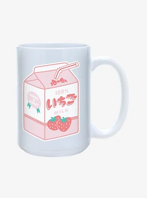Strawberry Milk Box Mug 15oz