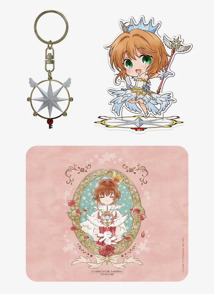 Cardcaptor Sakura Mousepad, Acryl, & Keychain Bundle