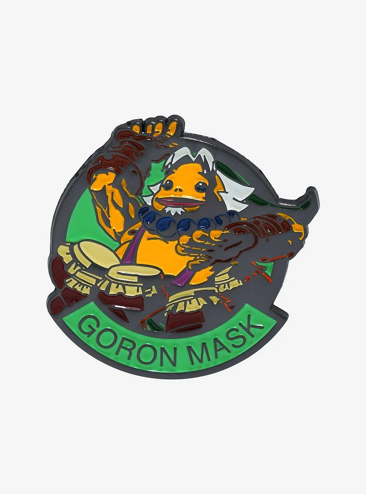 Nintendo The Legend of Zelda: Majora’s Mask Goron Mask Enamel Pin - BoxLunch Exclusive