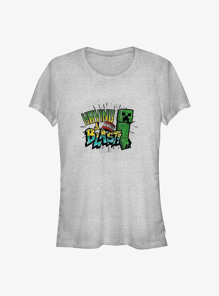 Minecraft Creeper Blast Girls T-Shirt
