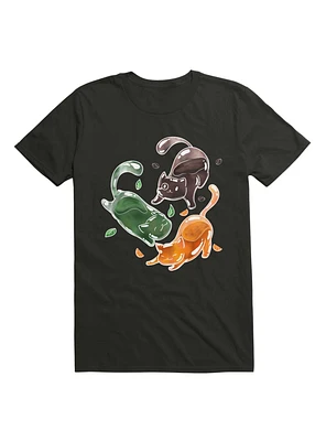Kawaii Beverage Cats T-Shirt