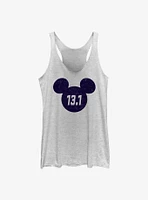 Disney Mickey Mouse Half Marathon Miles Womens Tank Top