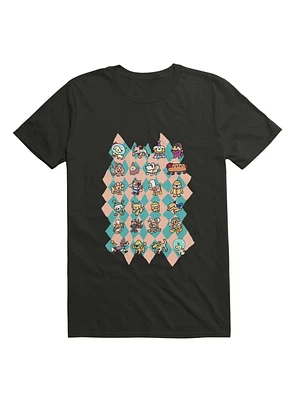 Kawaii All Dogs Wearing Costumes T-Shirt