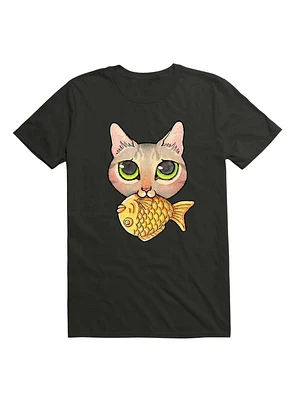 Kawaii Cat Nom-Nom T-Shirt