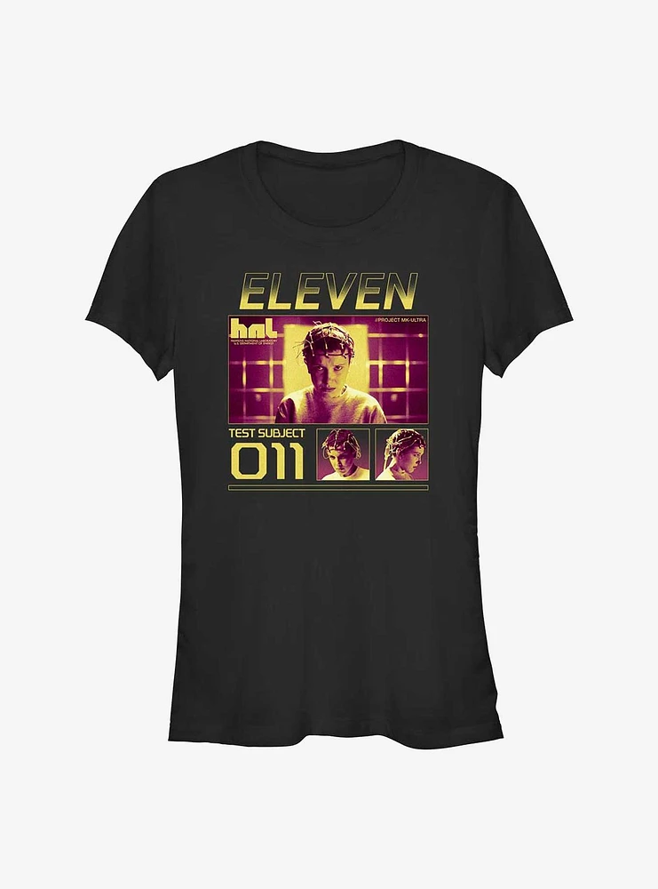 Stranger Things Test Subject Eleven Girls T-Shirt