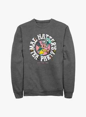 Disney Alice Wonderland Mad Hatter's Tea Party Sweatshirt