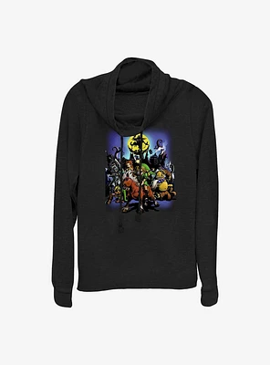 Nintendo Moon Dance Cowl Neck Long-Sleeve Top