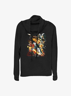 Star Wars Force Hunter Cowl Neck Long-Sleeve Top