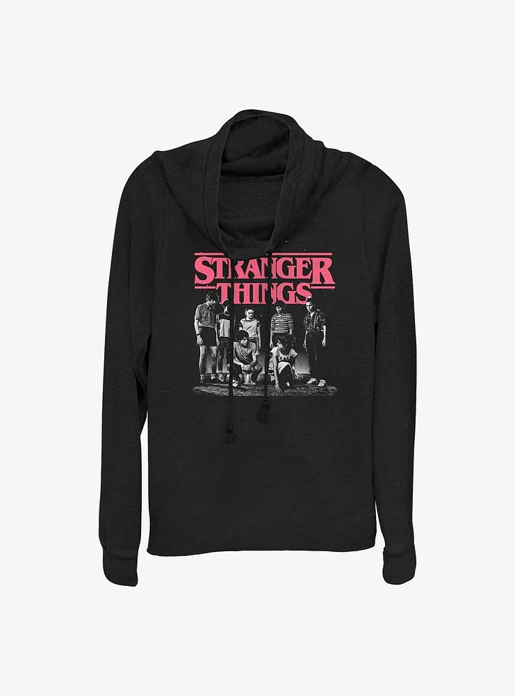 Stranger Things Crew Cowl Neck Long-Sleeve Top