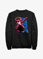 Stranger Things Steve Hello Ladies Sweatshirt