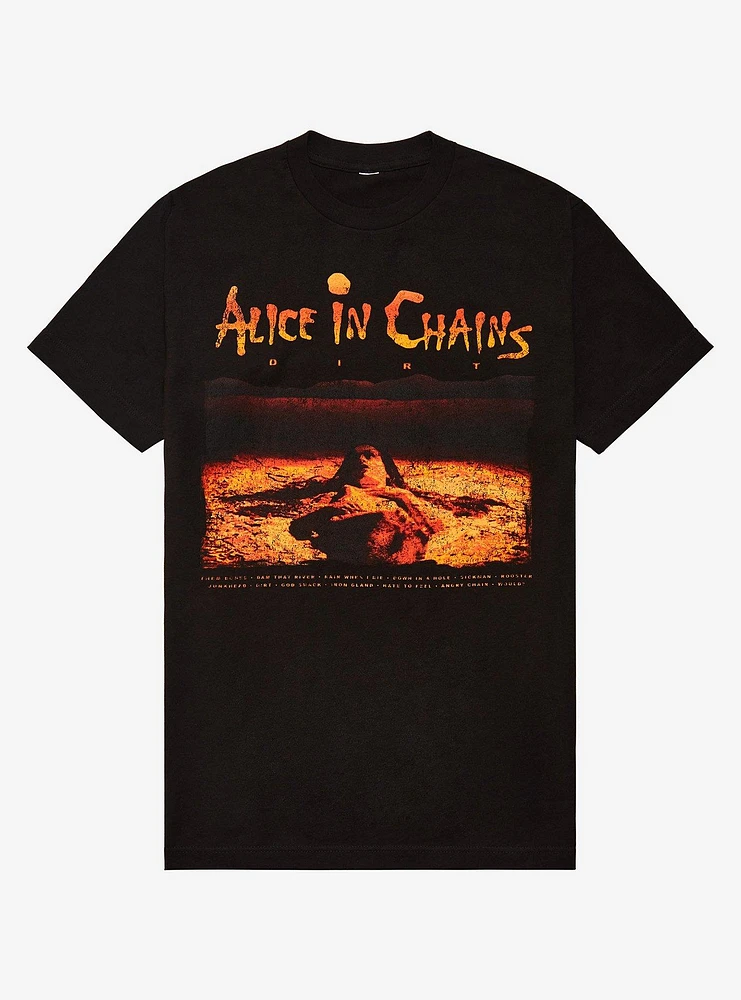 Alice Chains Dirt Tracklist T-Shirt