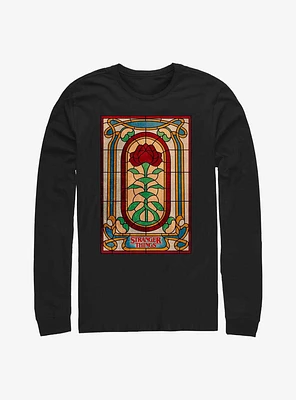 Stranger Things Stained Glass Long-Sleeve T-Shirt
