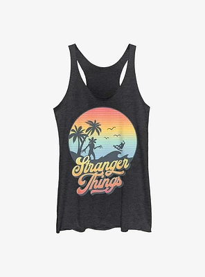 Stranger Things Retro Sun Girls Tank